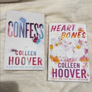 Colleen Hoover Book Set - Confess & Heart Bones
